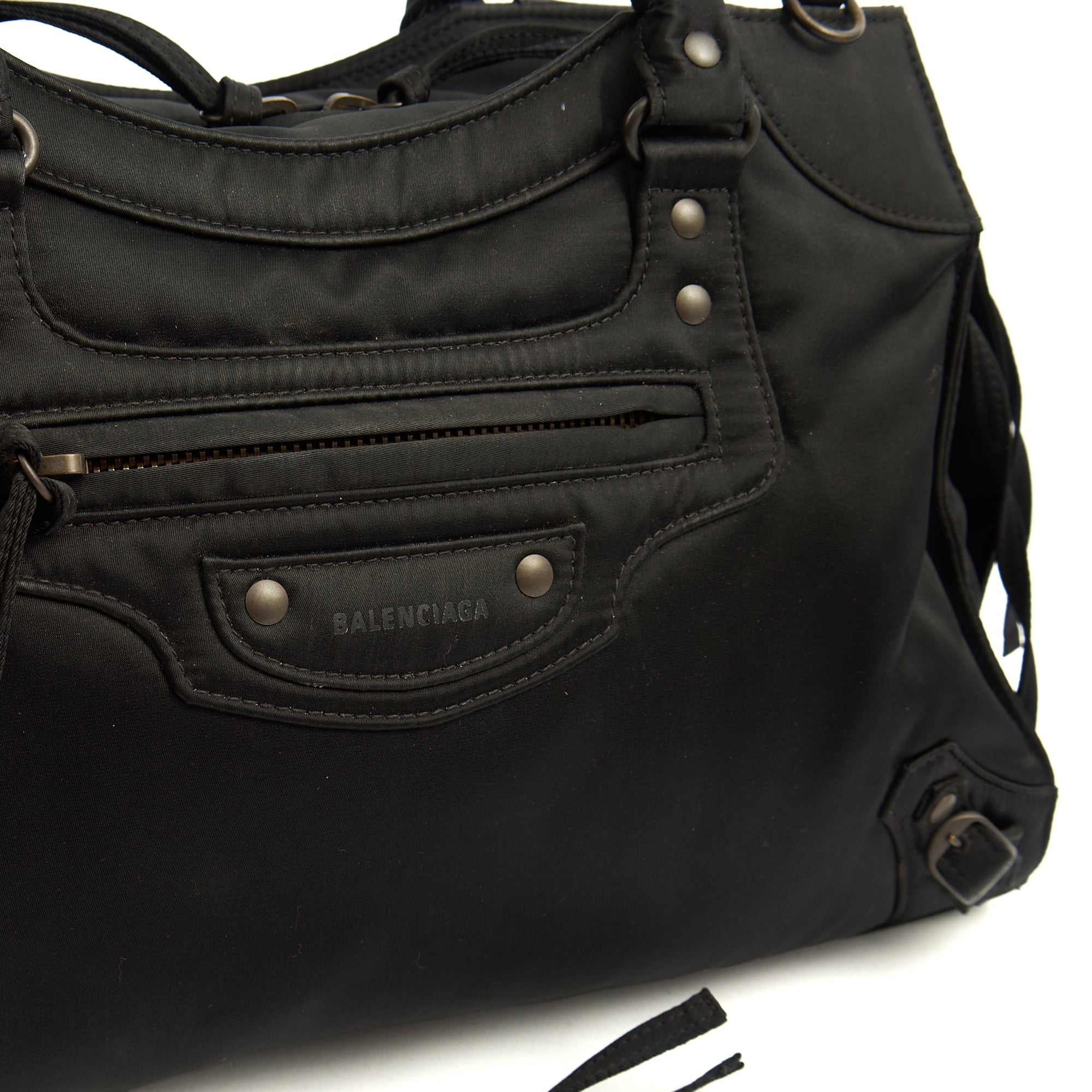 Balenciaga Tote Neo Classic - Medium in Black, Fabric — Alternate View 13