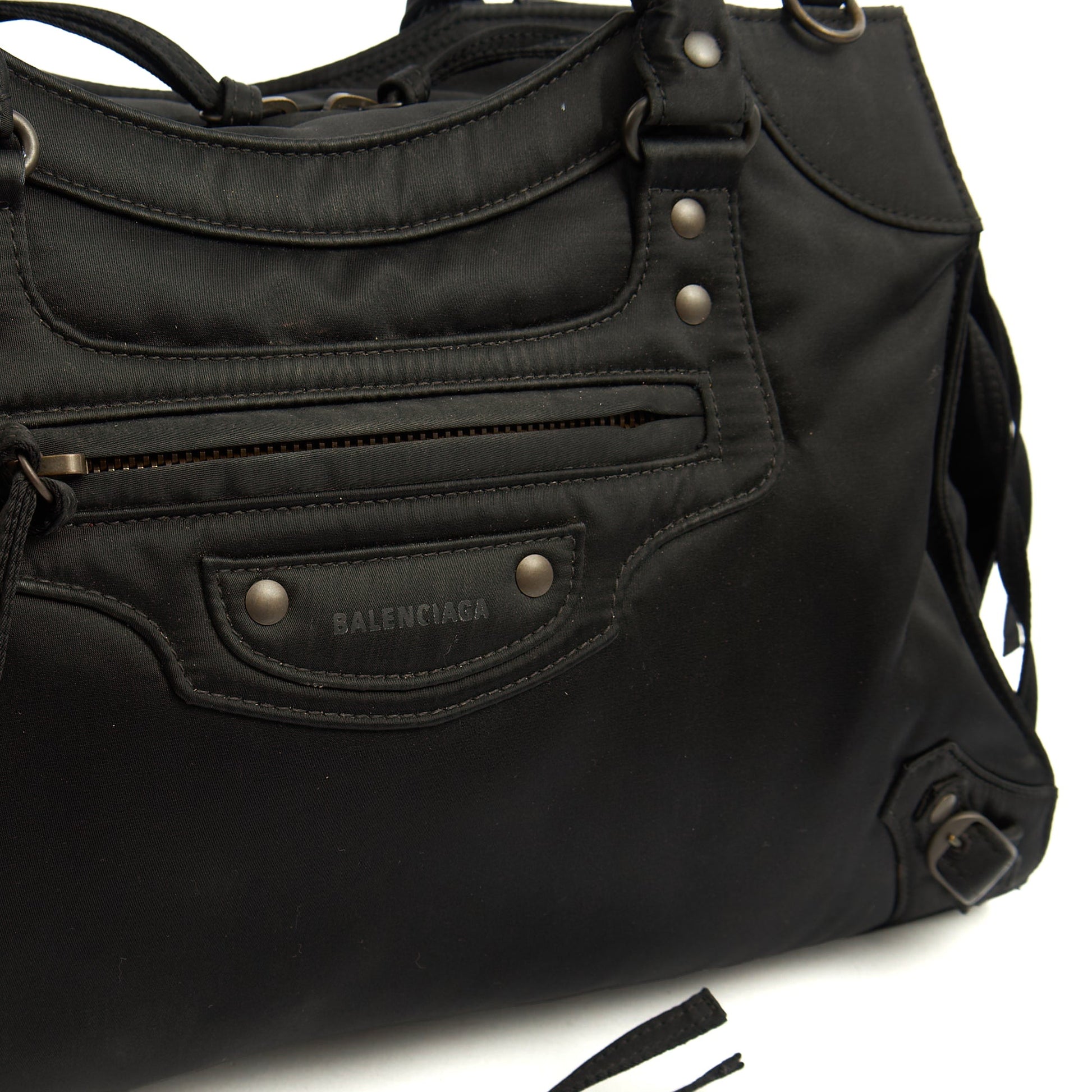 Balenciaga Tote Neo Classic - Medium in Black, Fabric — Alternate View 20