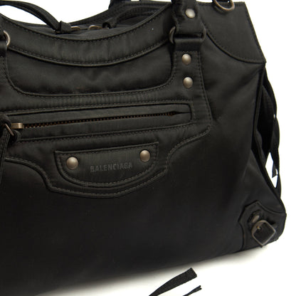 Balenciaga Tote Neo Classic - Medium in Black, Fabric — Alternate View 20