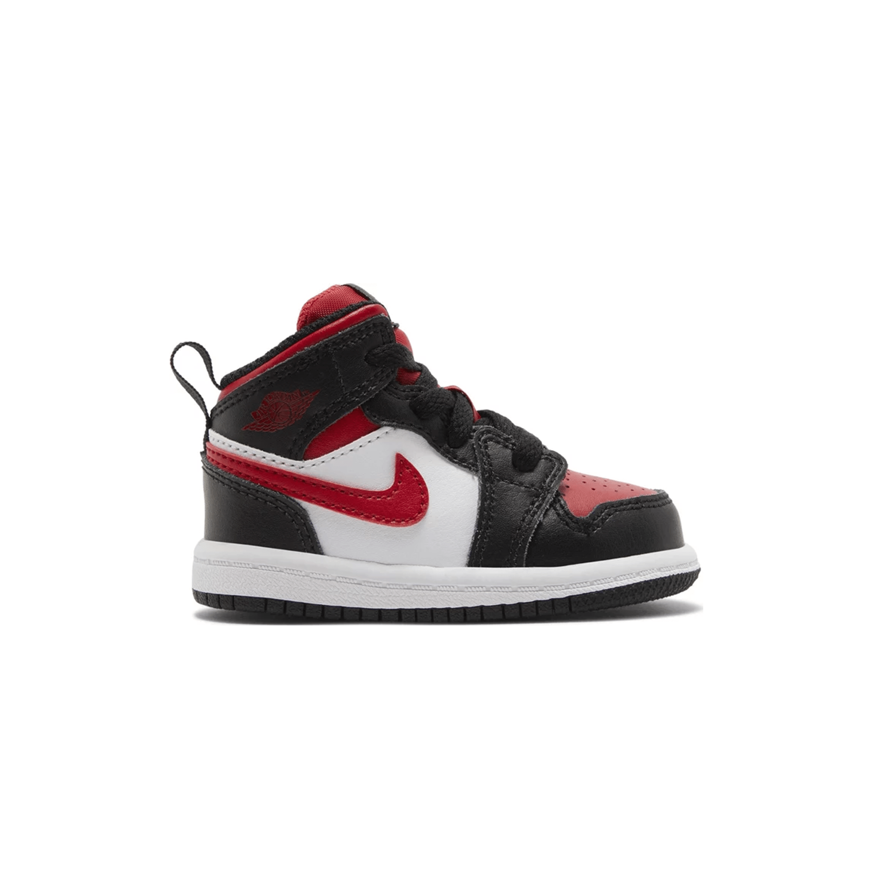 Air Jordan 1 Mid TD 'Black Fire Red' — UK 0C | EU 15 | US 0C — Side View