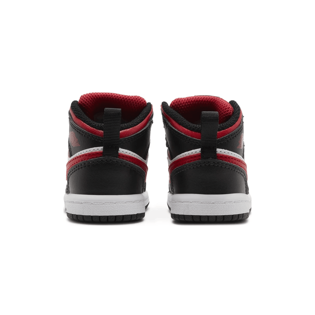 Air Jordan 1 Mid TD 'Black Fire Red' — UK 0C | EU 15 | US 0C — Top View