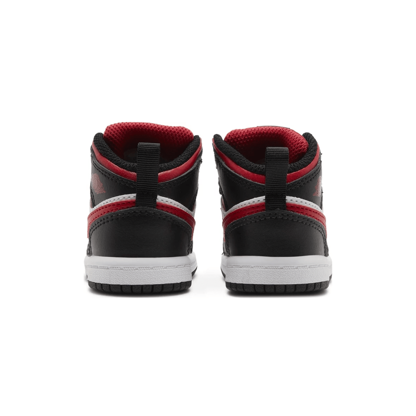Air Jordan 1 Mid TD 'Black Fire Red' — UK 0C | EU 15 | US 0C — Top View
