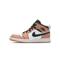 Air Jordan 1 Mid Children's 'Pink Quartz' (PS) — UK 0C | EU 15 | US 0C — Front View