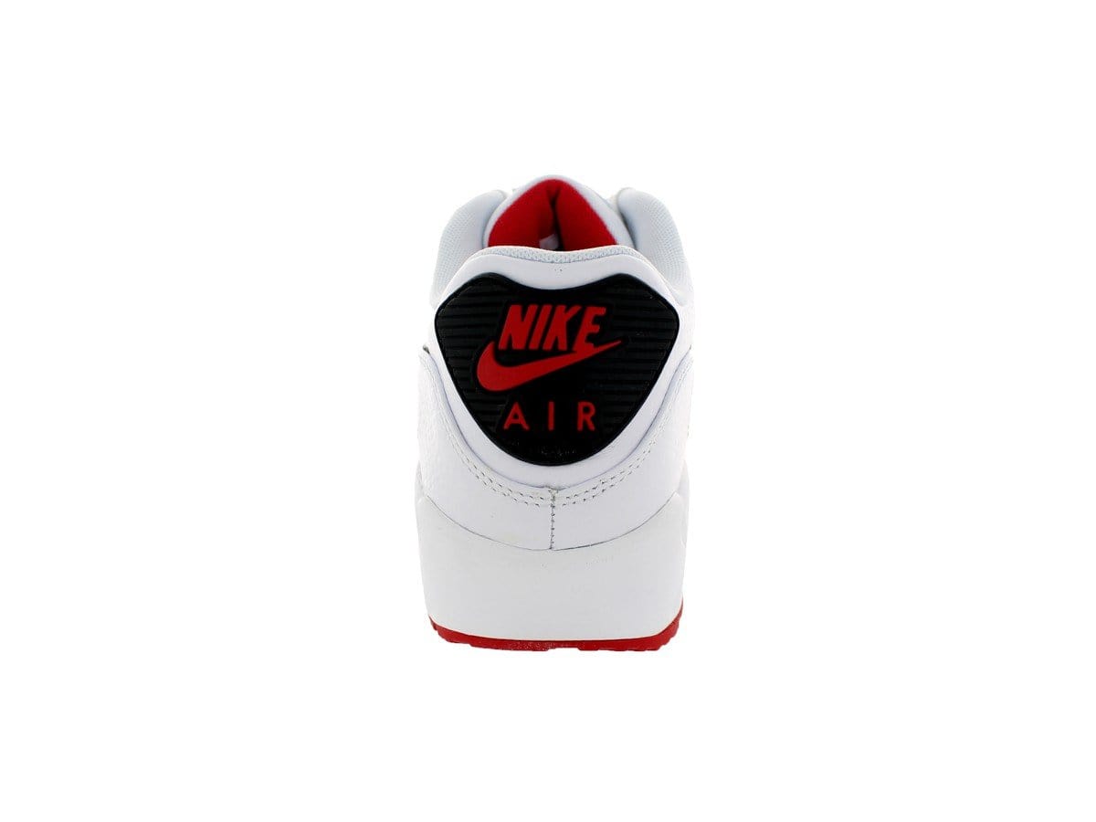 Nike Air Max 90 Ltr White-Black-University Red — UK 3 | EU 35.5 | US 3.5 — Top View