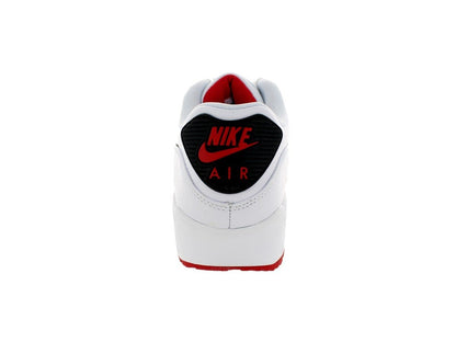 Nike Air Max 90 Ltr White-Black-University Red — UK 3 | EU 35.5 | US 3.5 — Top View