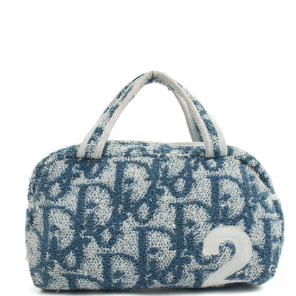 Christian Dior Mini Bag Trotter - Mini in Blue, Fabric — Front View