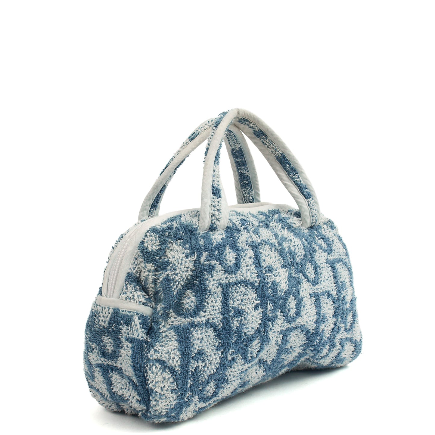 Christian Dior Mini Bag Trotter - Mini in Blue, Fabric — Back View
