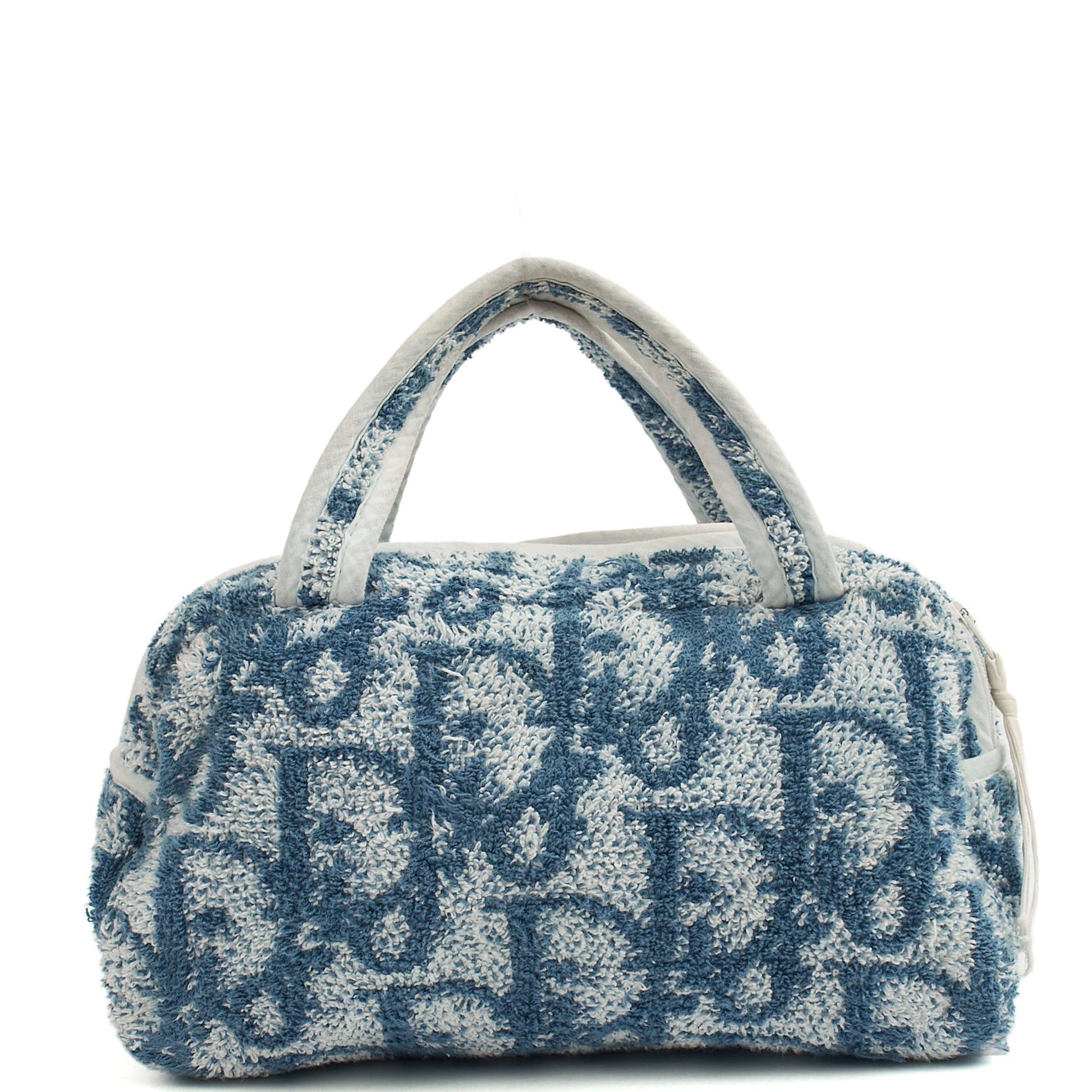 Christian Dior Mini Bag Trotter - Mini in Blue, Fabric — Top View