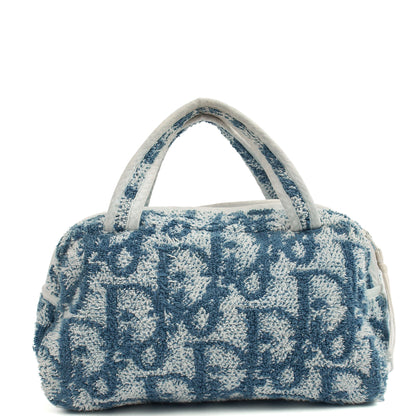 Christian Dior Mini Bag Trotter - Mini in Blue, Fabric — Top View