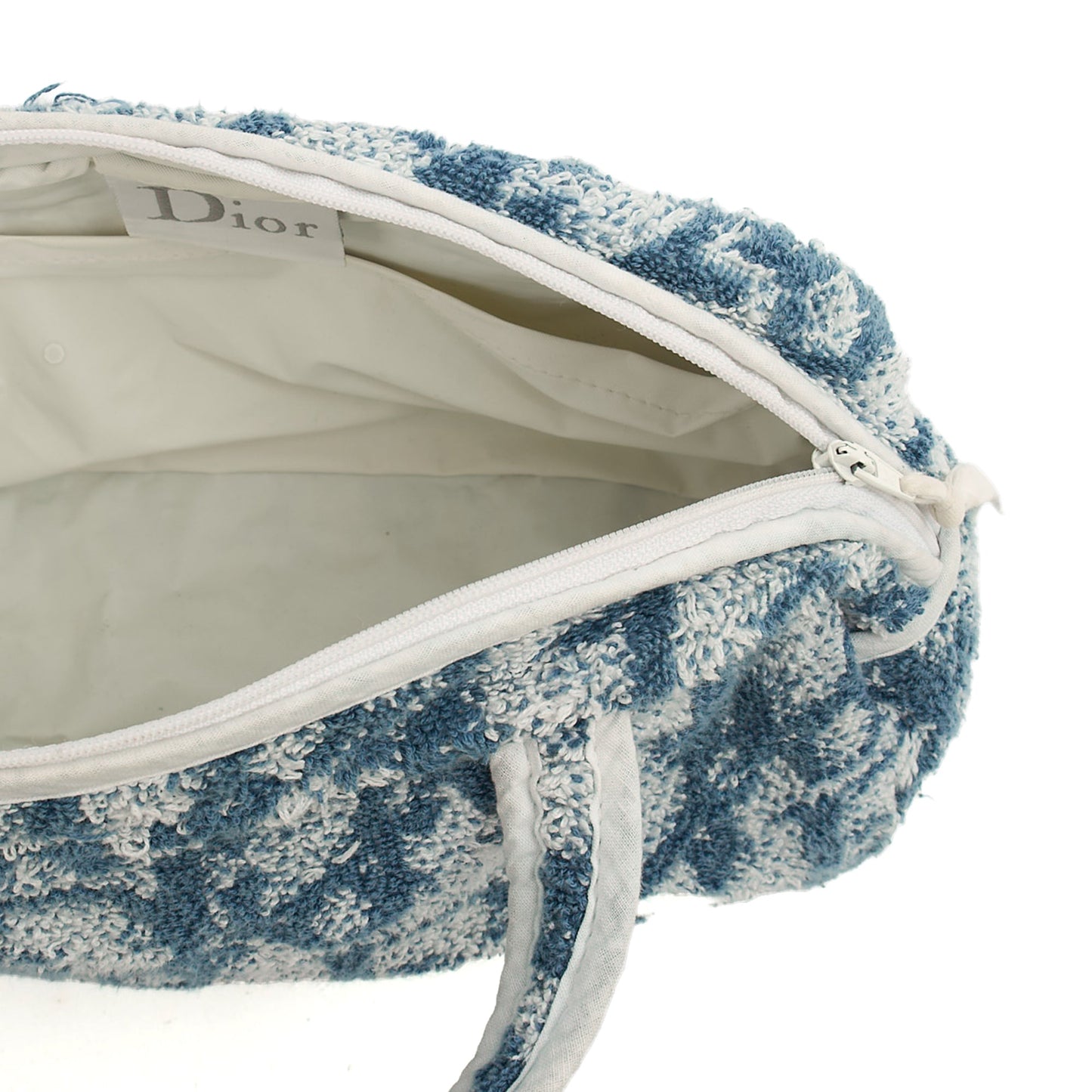 Christian Dior Mini Bag Trotter - Mini in Blue, Fabric — Lifestyle View