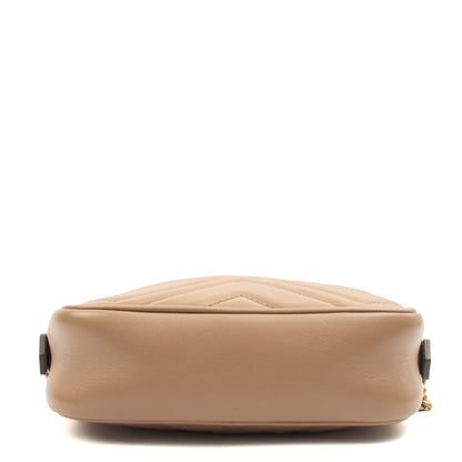Gucci Cross Body Marmont Shoulder Bag - Small in Brown, Leather — Alternate View 10