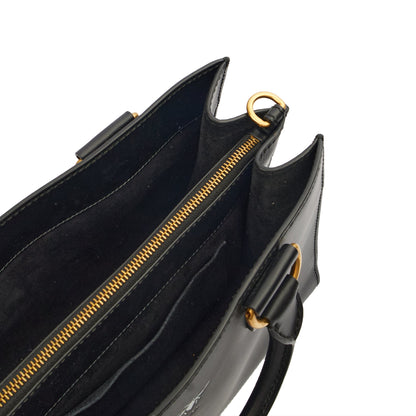 Christian Dior Tote D-Bee Shopping Bag in Black, Leather — Alternate View 11