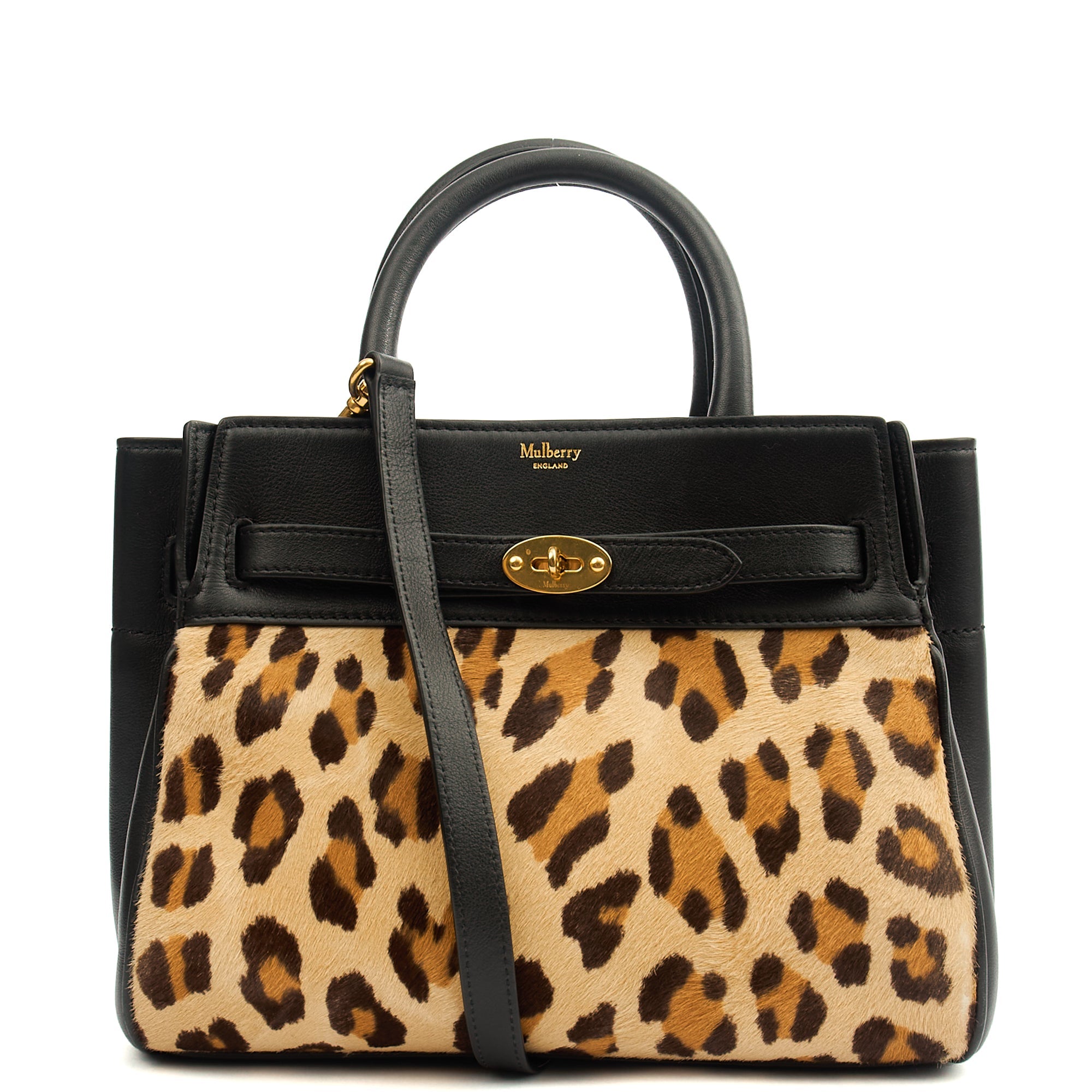 Mulberry Tote Zipped Bayswater - Small in Black, Calfskin Leather — Alternate View 13