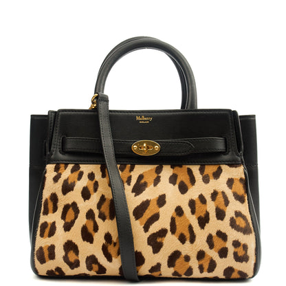 Mulberry Tote Zipped Bayswater - Small in Black, Calfskin Leather — Alternate View 7