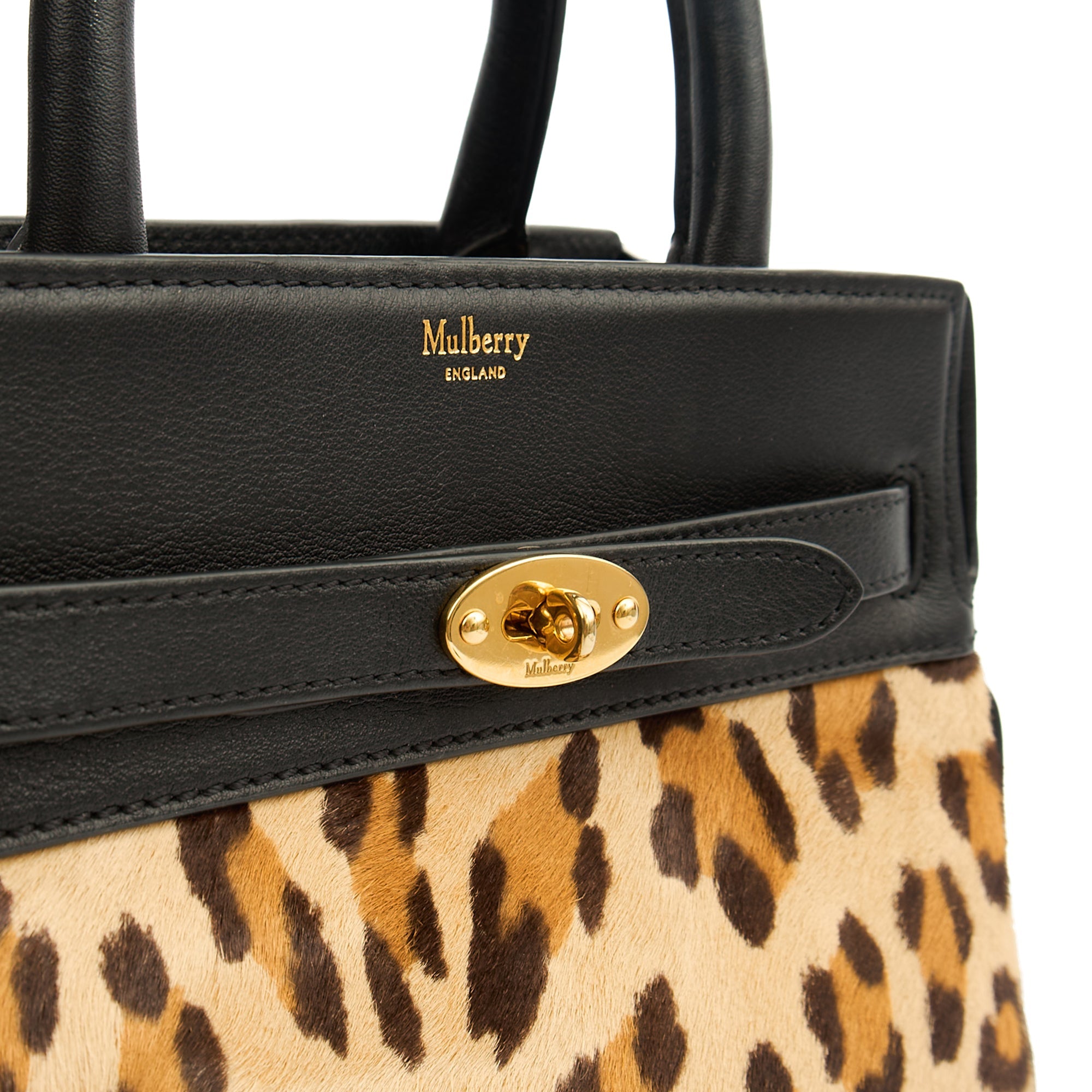 Mulberry Tote Zipped Bayswater - Small in Black, Calfskin Leather — Lifestyle View