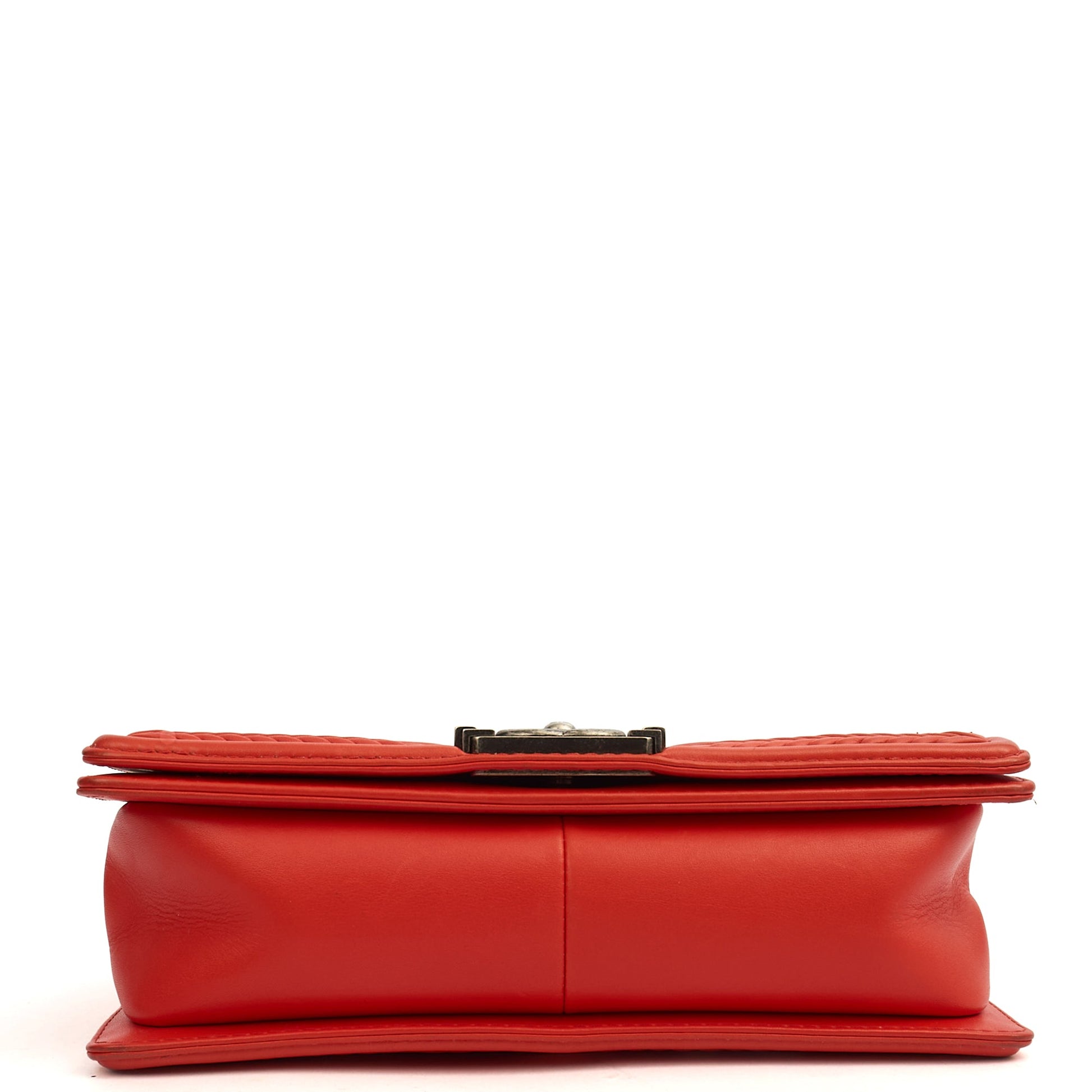 Chanel Cross Body Boy - Medium in Red, Calfskin Leather — Alternate View 25