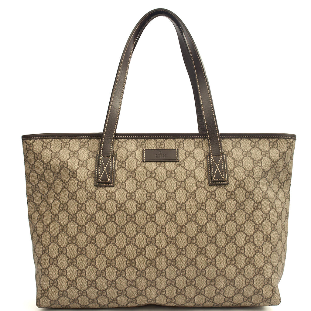Gucci Tote Tote in GG Supreme, Leather — Alternate View 13
