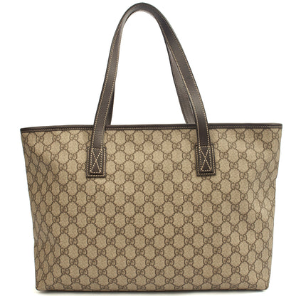 Gucci Tote Tote in GG Supreme, Leather — Alternate View 9