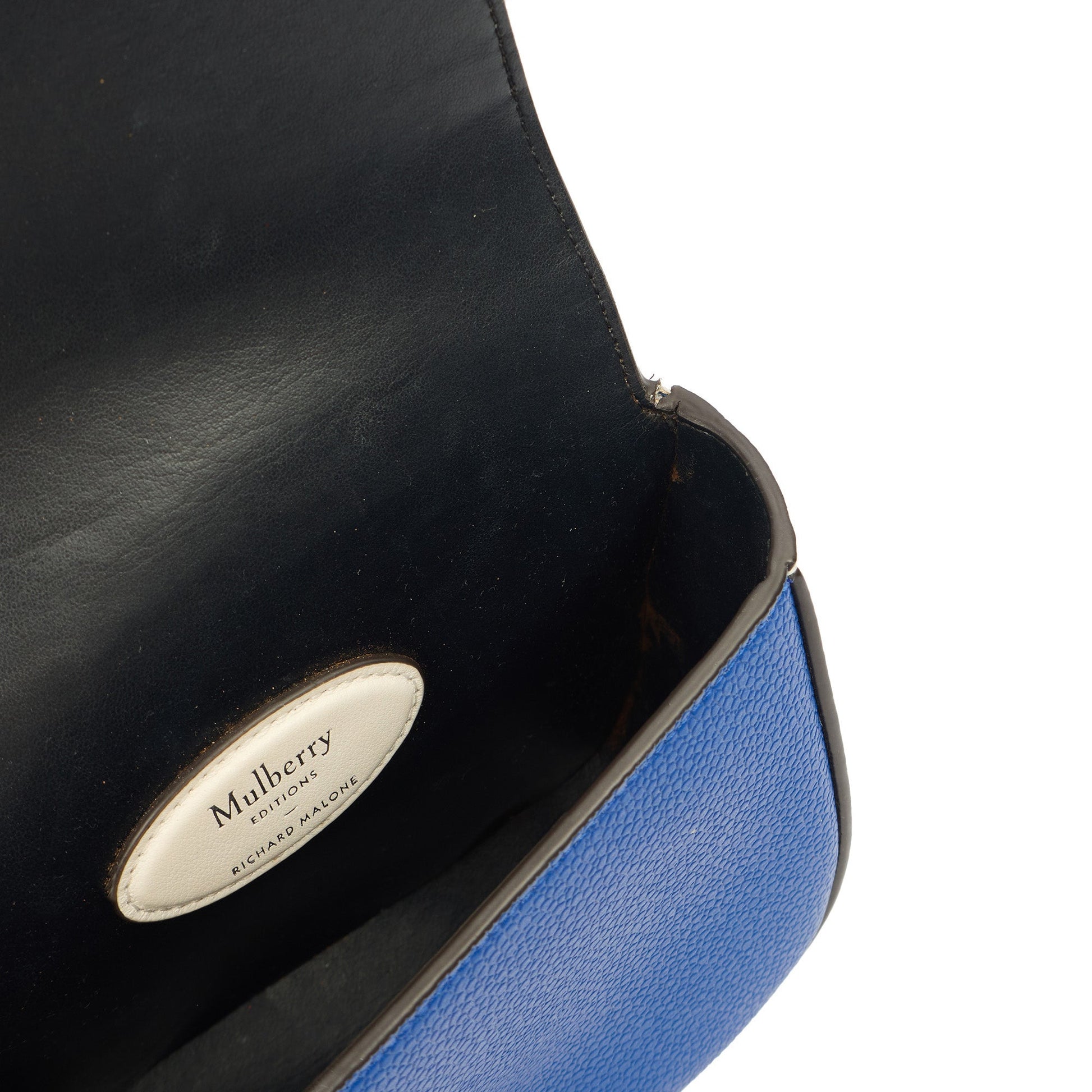 Mulberry Cross Body Darley Shoulder Bag - Small  in Blue, Leather — Lifestyle View