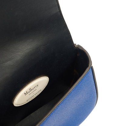 Mulberry Cross Body Darley Shoulder Bag - Small  in Blue, Leather — Lifestyle View