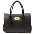 Mulberry Tote Bayswater Heritage in Black, Calfskin Leather — Front View