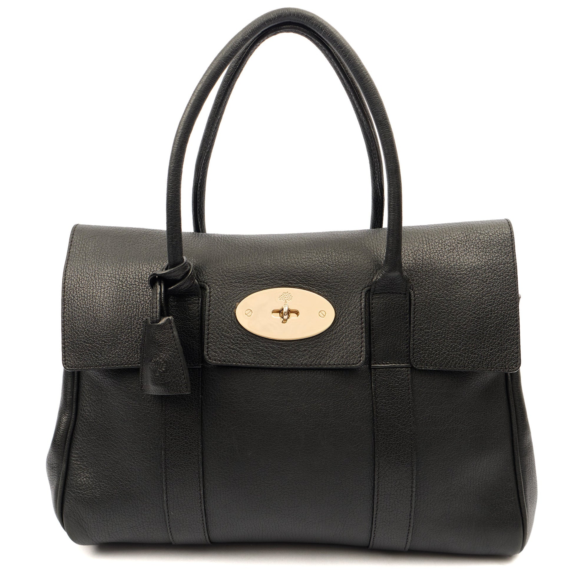 Mulberry Tote Bayswater Heritage in Black, Calfskin Leather — Alternate View 7