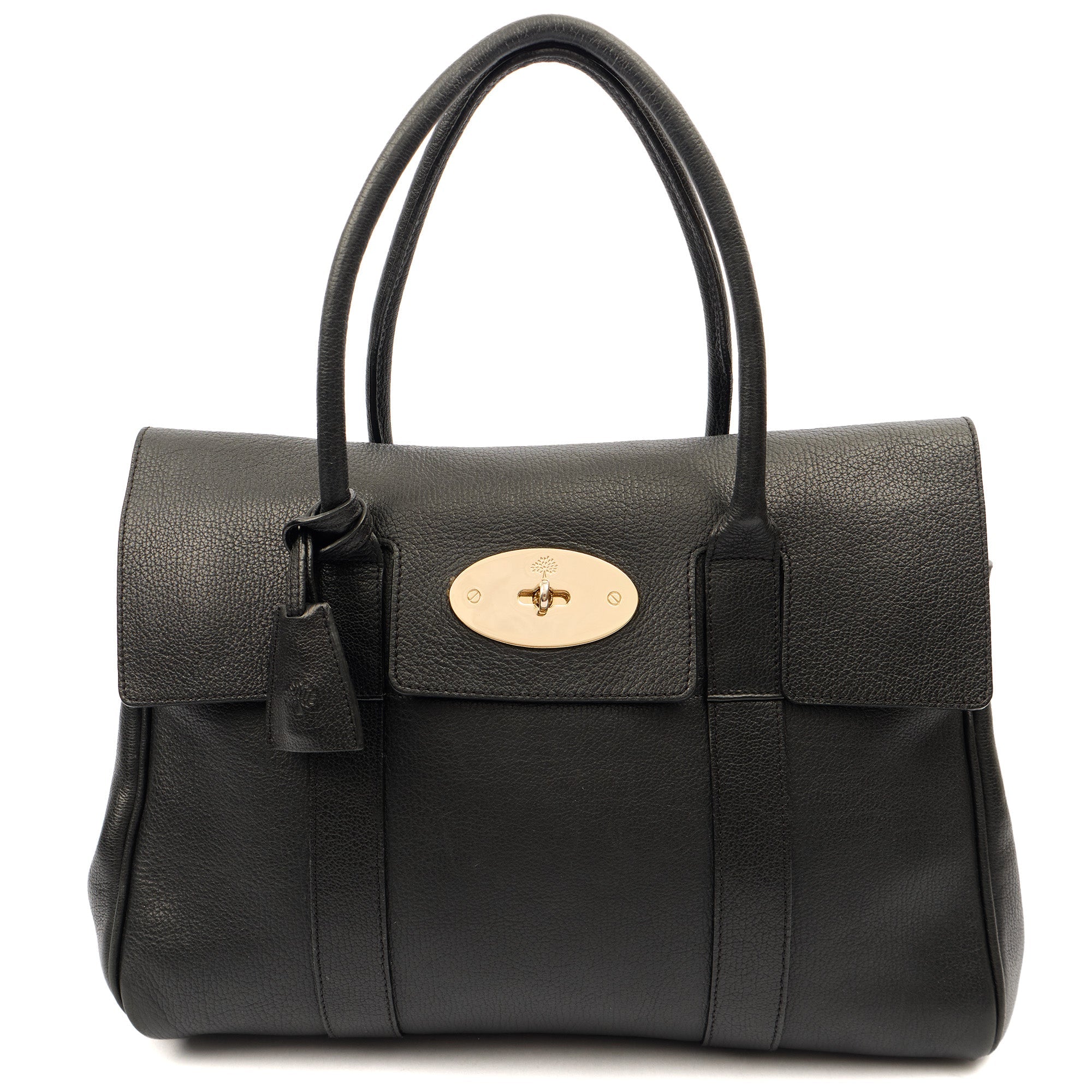 Mulberry Tote Bayswater Heritage in Black, Calfskin Leather — Alternate View 7