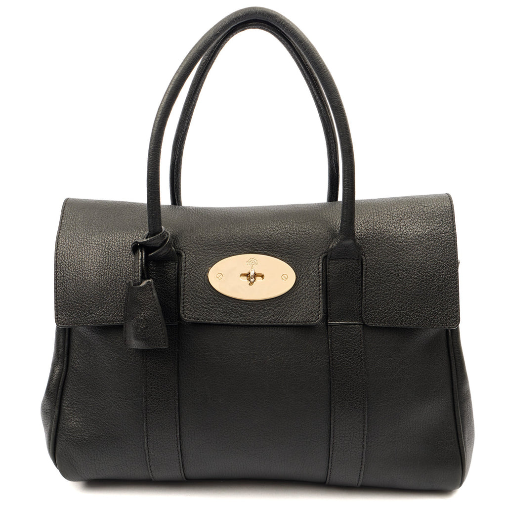 Mulberry Tote Bayswater Heritage in Black, Calfskin Leather — Alternate View 13