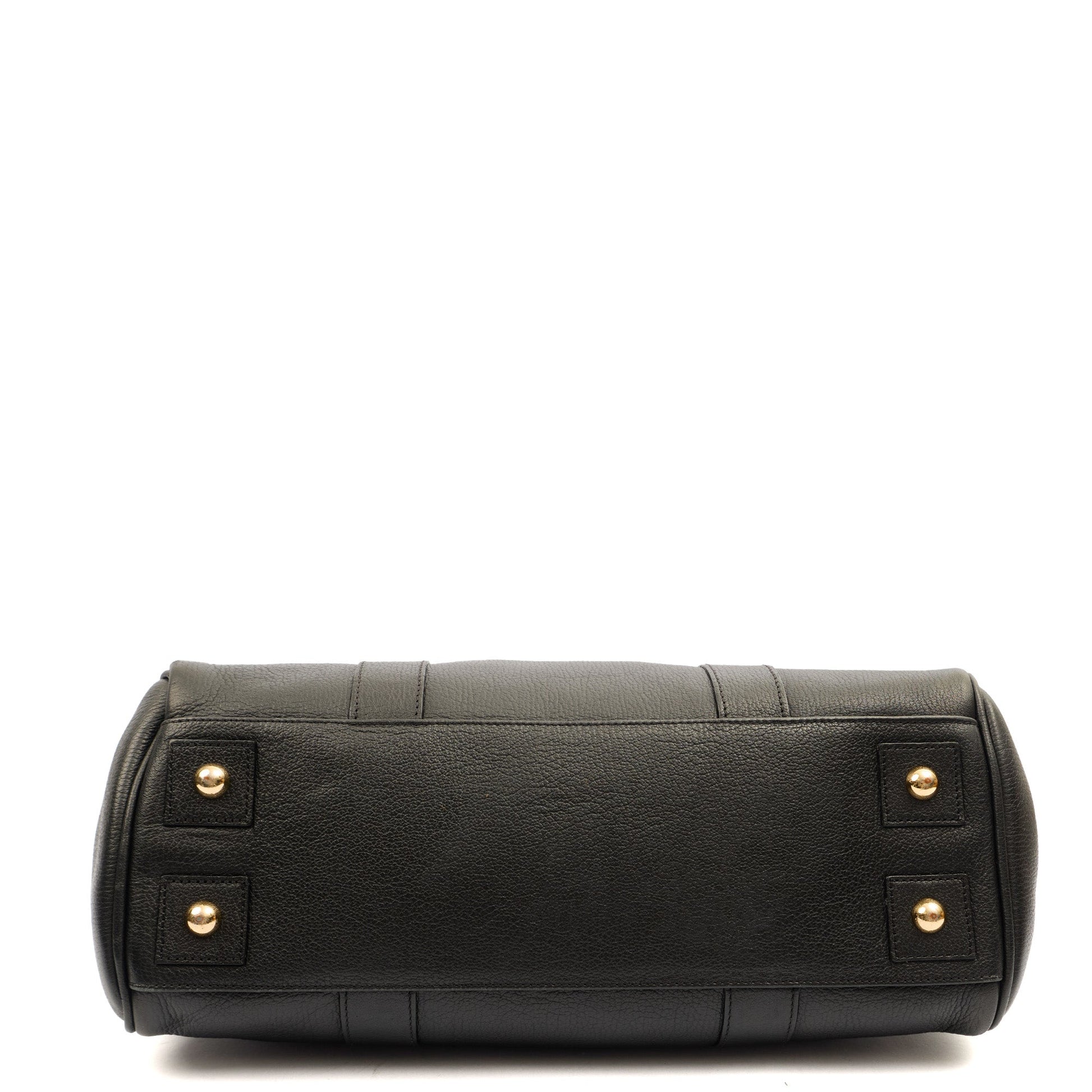 Mulberry Tote Bayswater Heritage in Black, Calfskin Leather — Top View