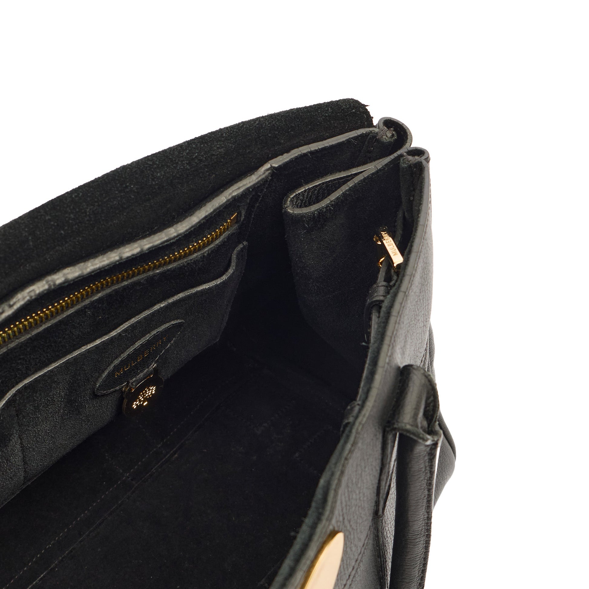 Mulberry Tote Bayswater Heritage in Black, Calfskin Leather — Alternate View 17