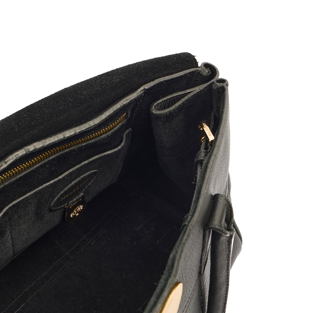 Mulberry Tote Bayswater Heritage in Black, Calfskin Leather — Alternate View 11