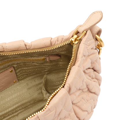 Prada Shoulder Bag Shoulder Bag in Rose Pink, Calfskin — Alternate View 7