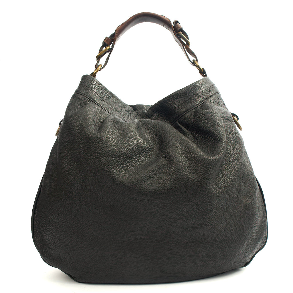 Mulberry Shoulder Bag Mitzy Tote in Black, invalid — Back View