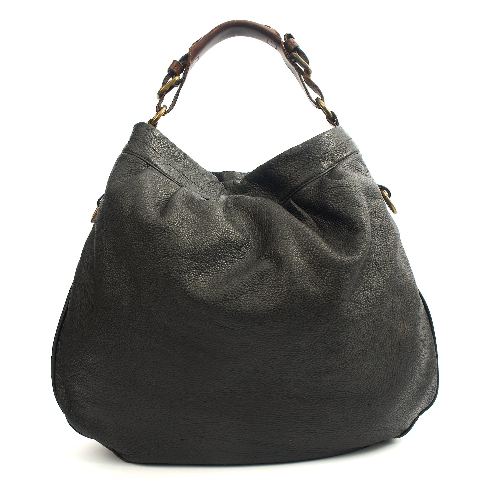 Mulberry Shoulder Bag Mitzy Tote in Black, invalid — Back View