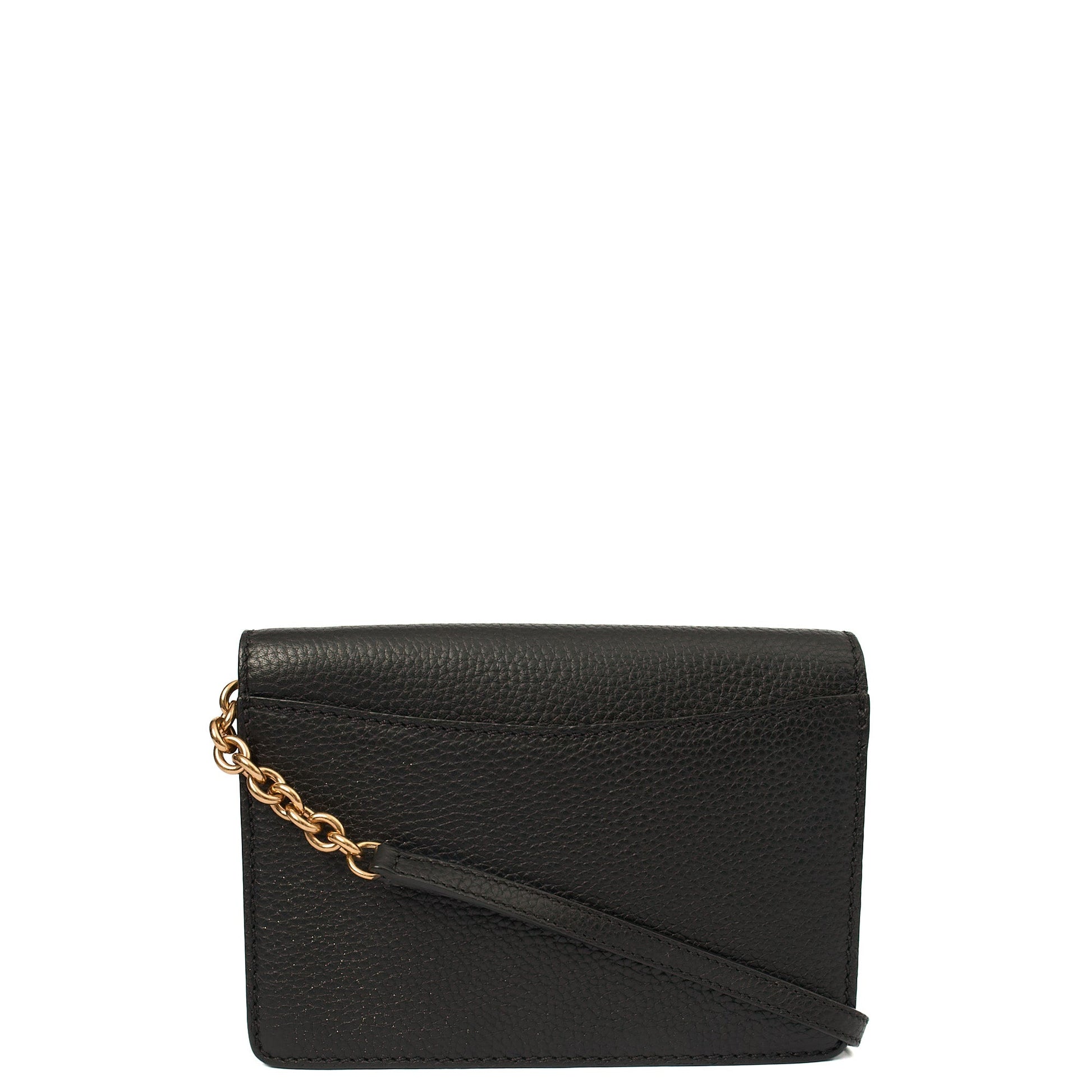 Burberry Cross Body Wallet On Chain in Black, Leather — Alternate View 9