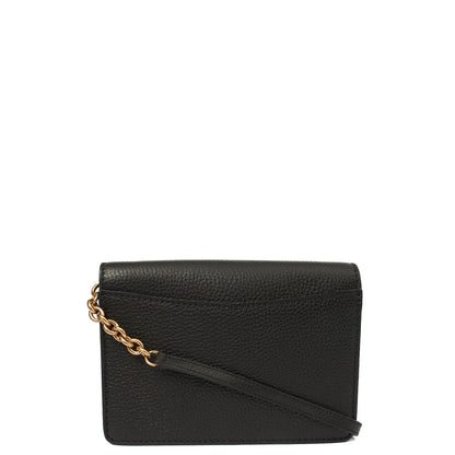 Burberry Cross Body Wallet On Chain in Black, Leather — Alternate View 9