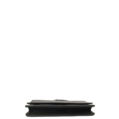Burberry Cross Body Wallet On Chain in Black, Leather — Alternate View 16
