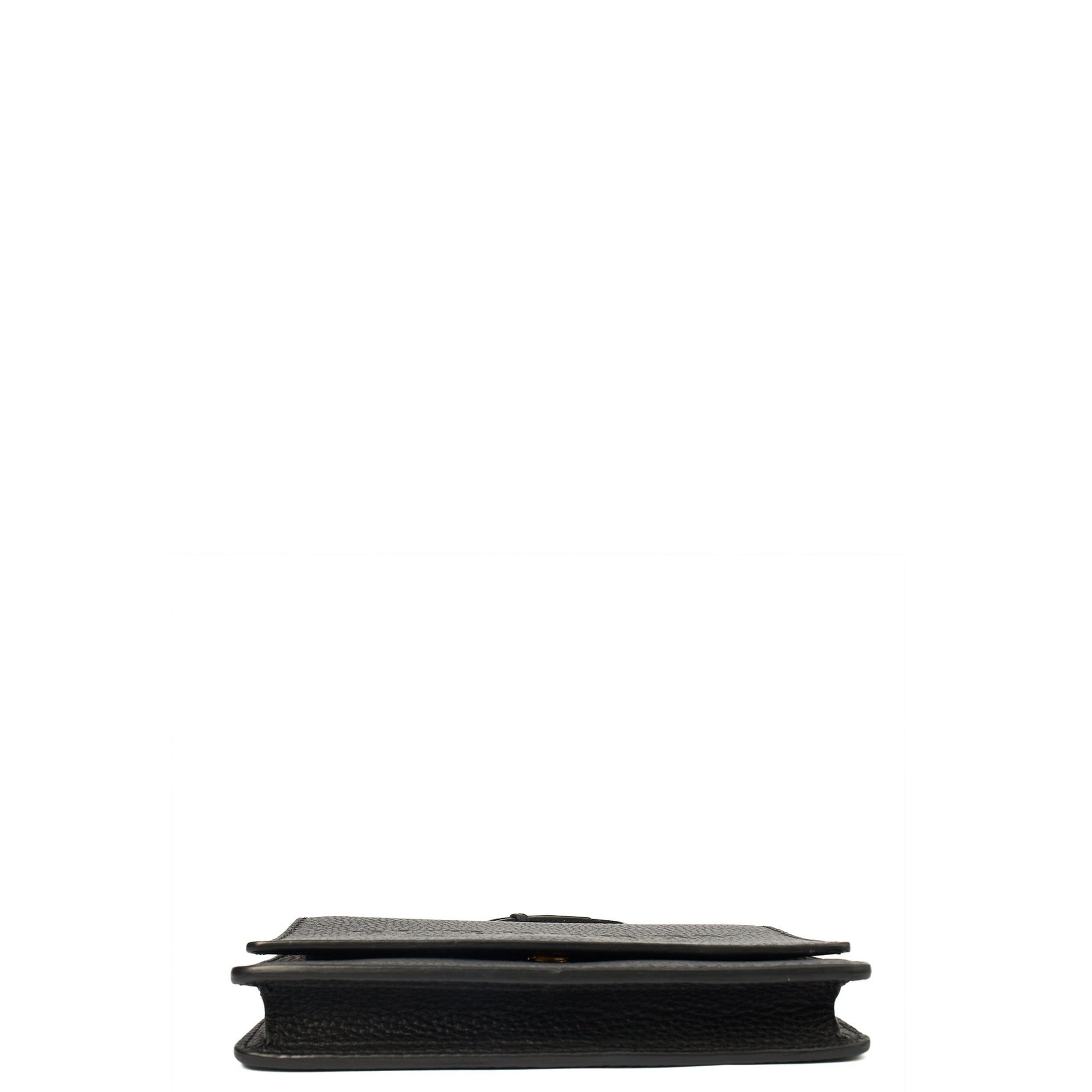 Burberry Cross Body Wallet On Chain in Black, Leather — Alternate View 10