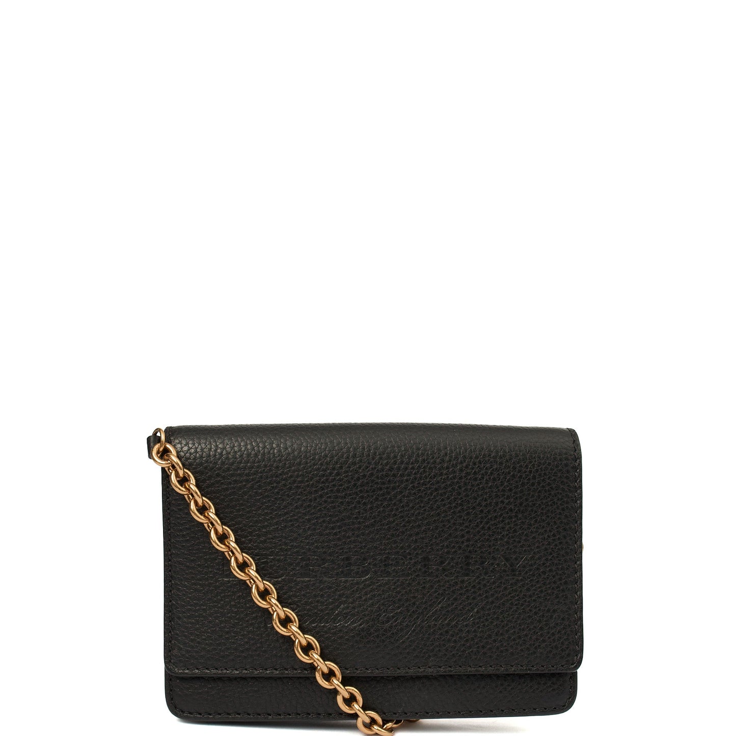 Burberry Cross Body Wallet On Chain in Black, Leather — Alternate View 13