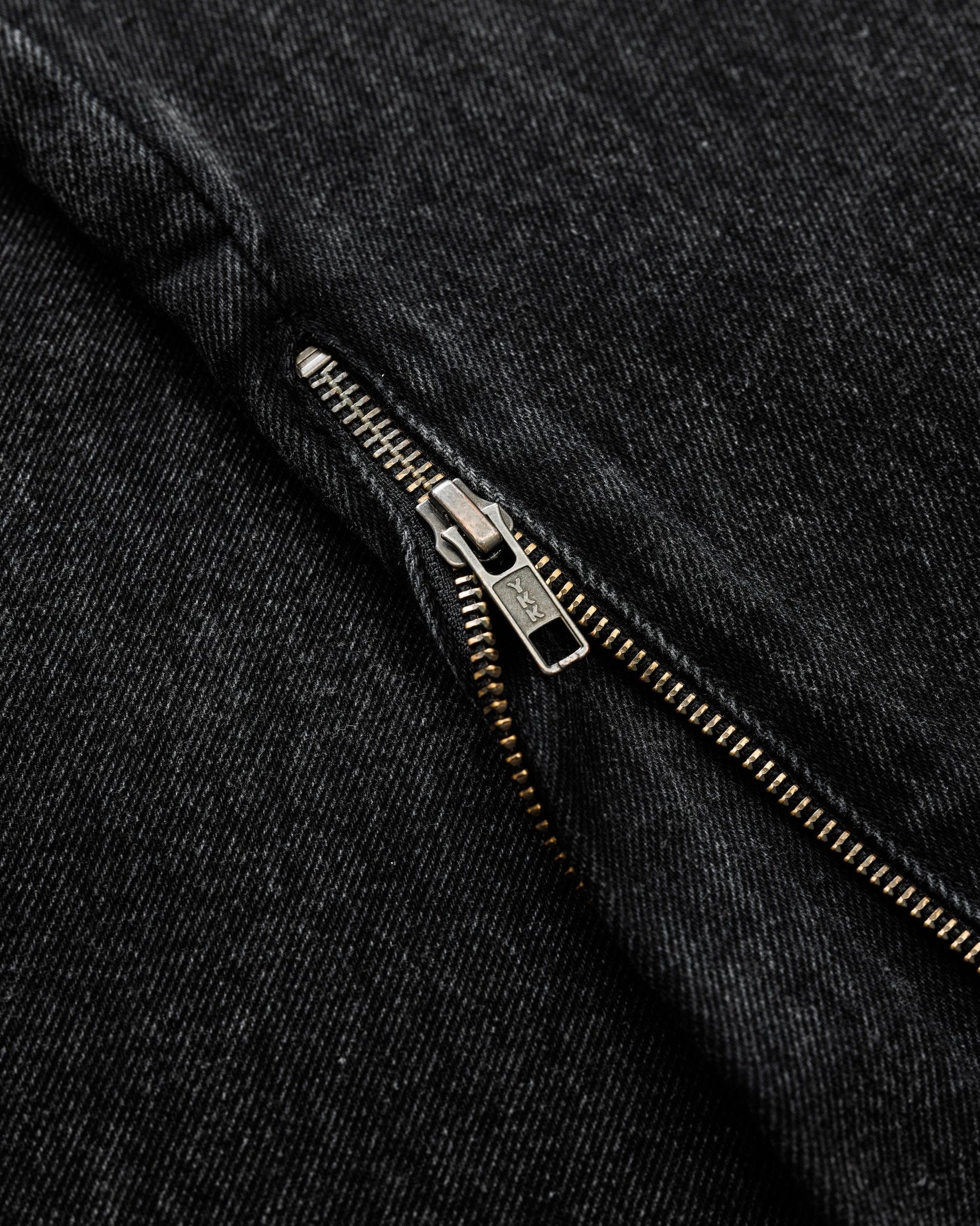 Benir Clothing Zip Flare Denim - Blackout — 28 — Alternate View 8
