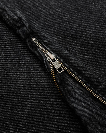 Benir Clothing Zip Flare Denim - Blackout — 28 — Alternate View 8