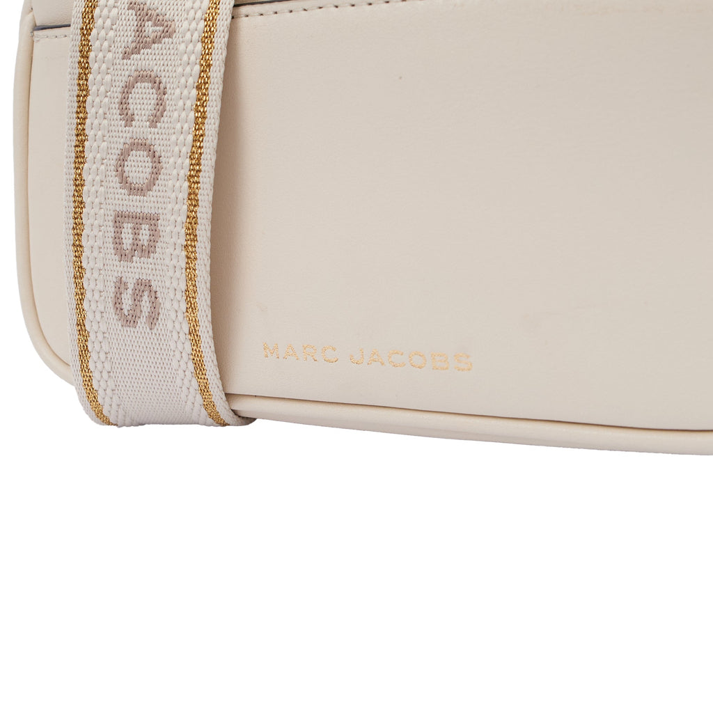 Marc Jacobs Cross Body J Marc in White, Leather — Detail View