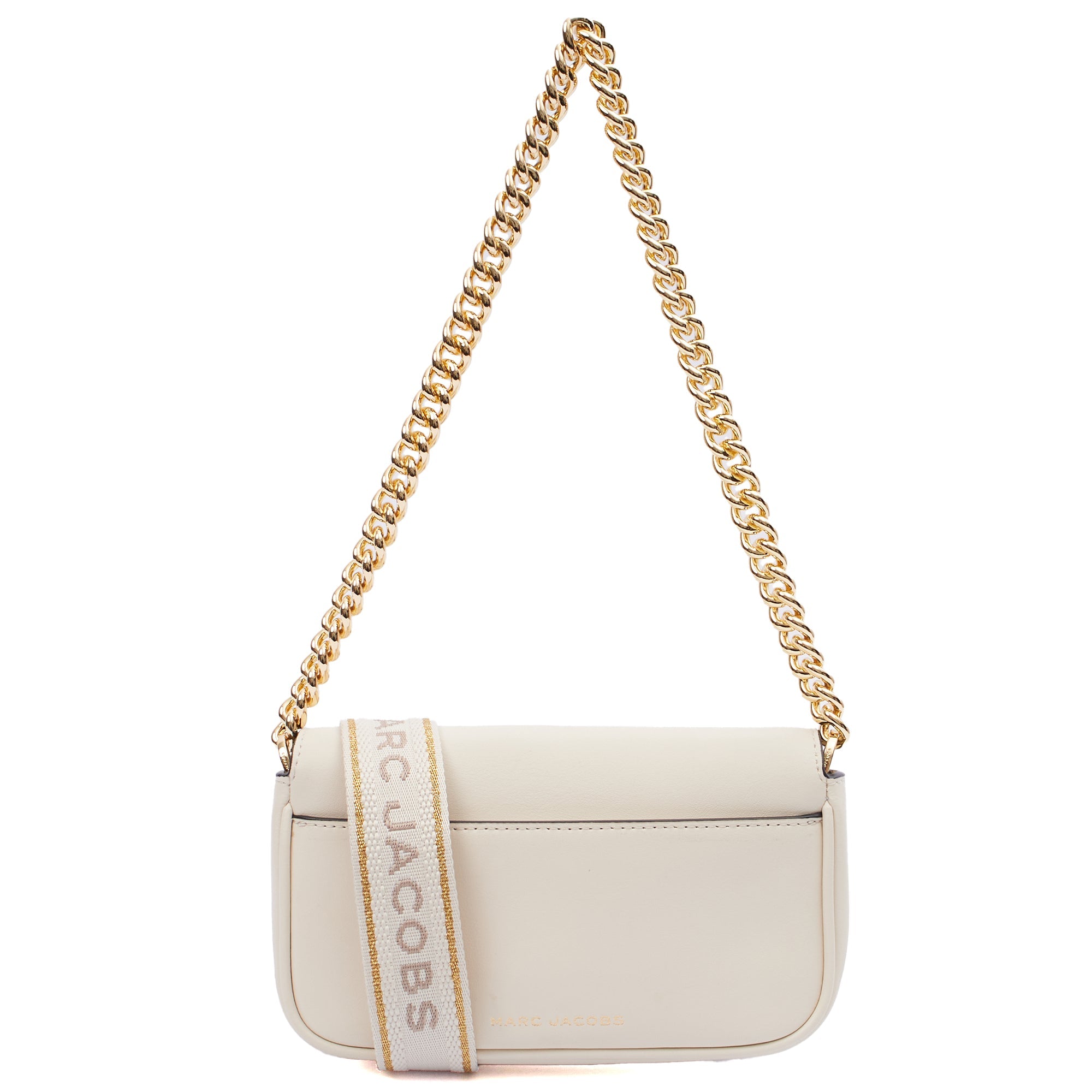 Marc Jacobs Cross Body J Marc in White, Leather — Back View
