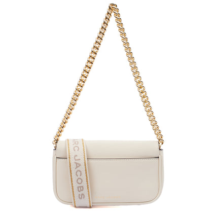 Marc Jacobs Cross Body J Marc in White, Leather — Back View
