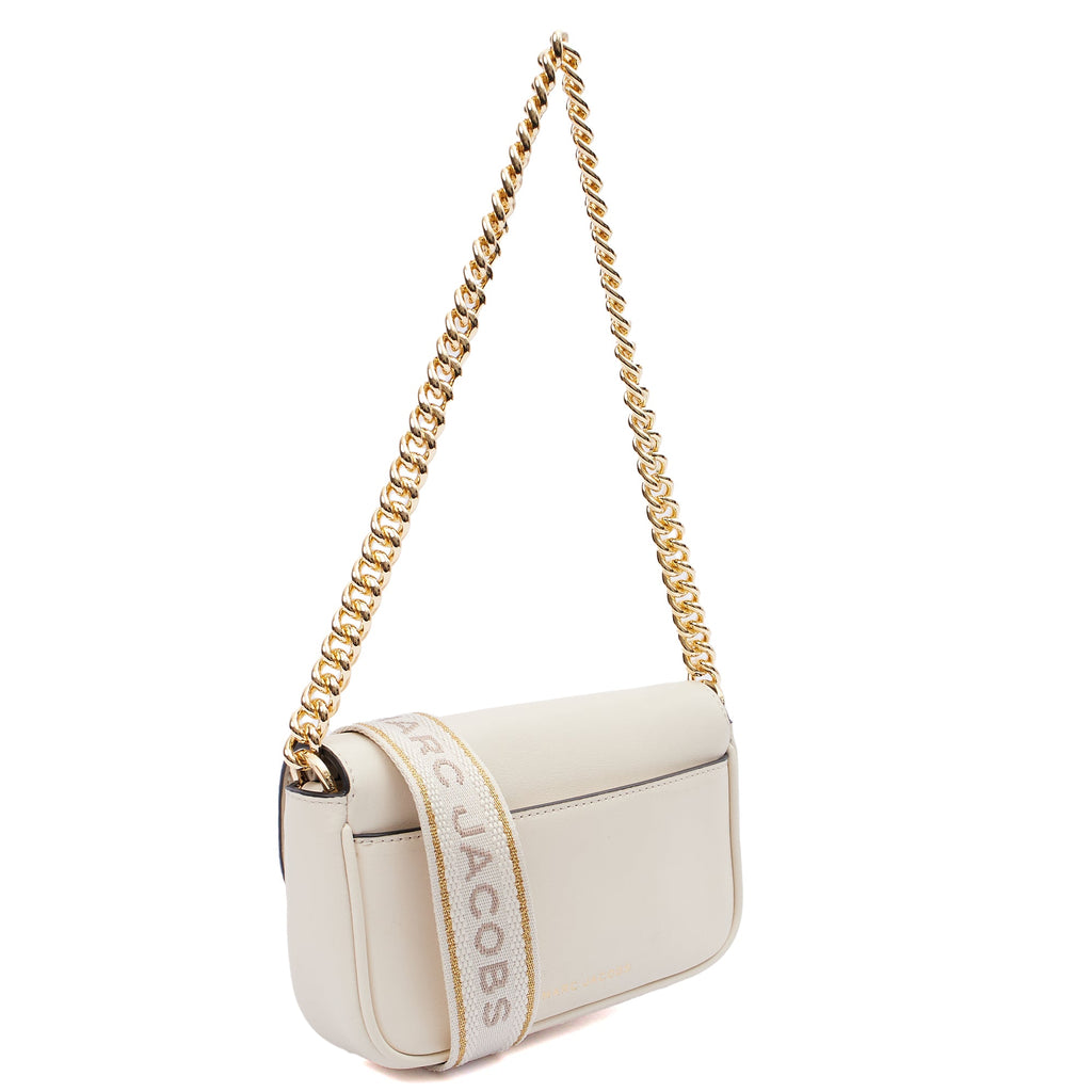 Marc Jacobs Cross Body J Marc in White, Leather — Side View