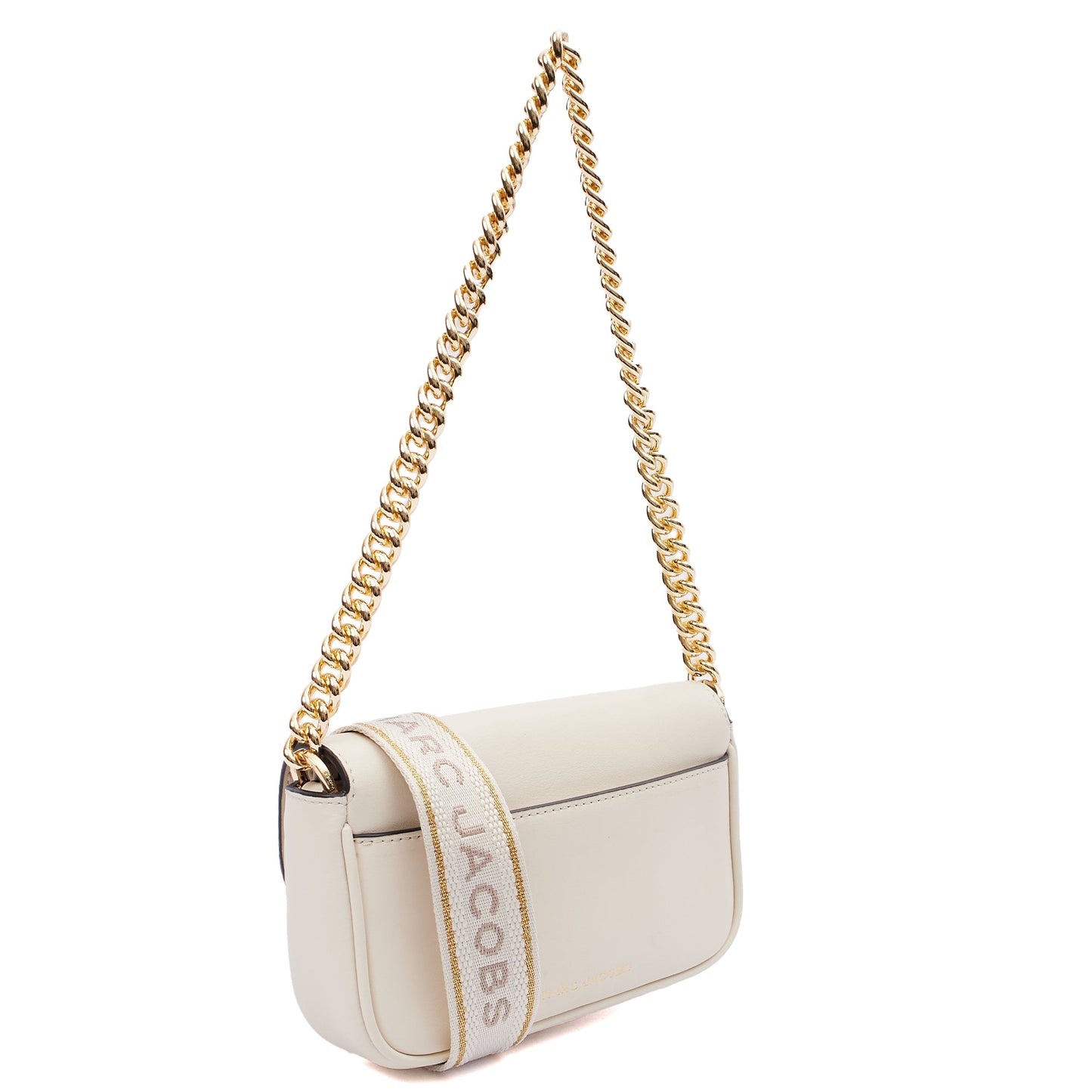 Marc Jacobs Cross Body J Marc in White, Leather — Side View