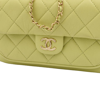 Chanel Backpack Backpack in Green, Lambskin Leather — Alternate View 20
