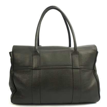 Mulberry Top Handle Bayswater Heritage in Grey, Calfskin Leather — Top View