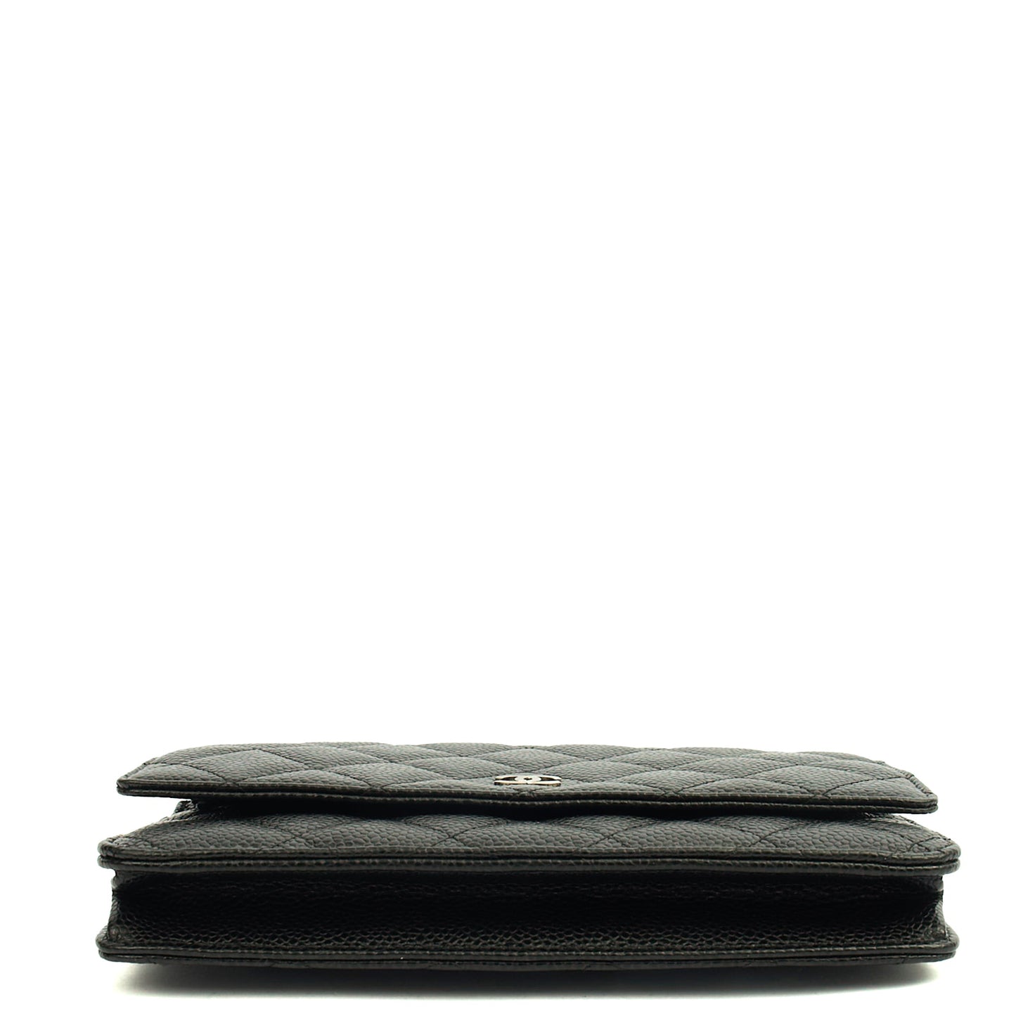 Chanel Cross Body Wallet on Chain in Black, Caviar Leather — Alternate View 14