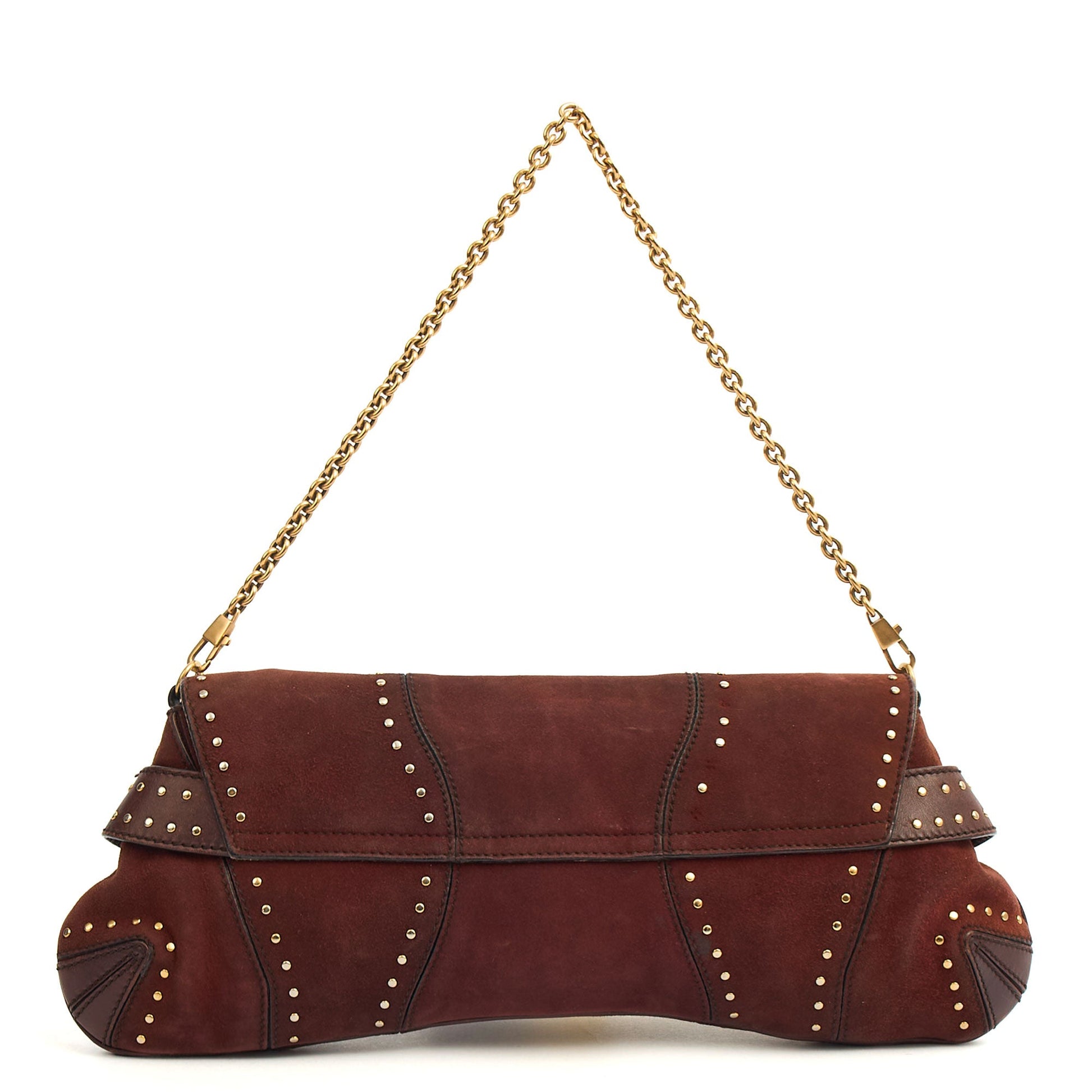 Gucci Shoulder Bag 1955 Horsebit Shoulder Bag in Brown, Suede — Alternate View 15